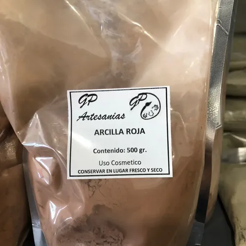Arcilla Roja X250 Gr. Arcilla Para Masajes, Mascarillas, Etc