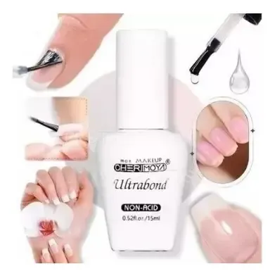 Kit Ultrabond Primer Base Top Negro Blanco Rojo Cherimoya