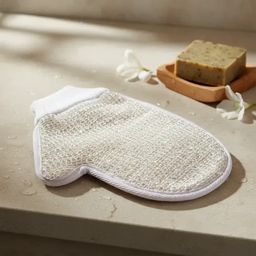Guante Exfoliante Para Piel Tratamiento Queratosis Pilaris