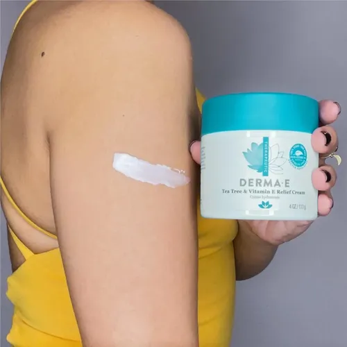 Crema Derma E Con Vitamina E De Árbol De Té, 4 Onzas