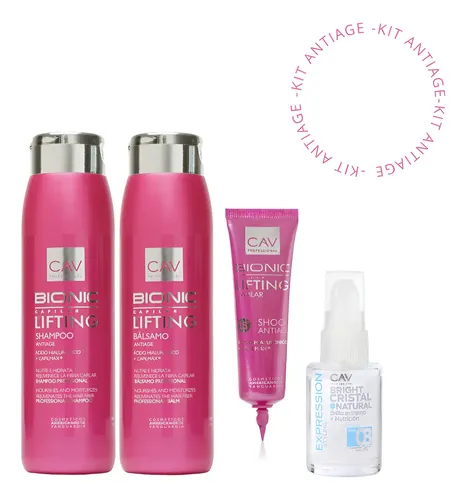 Kit Capilar Anti-age Ácido Hialurónico Lifting Y Brillo