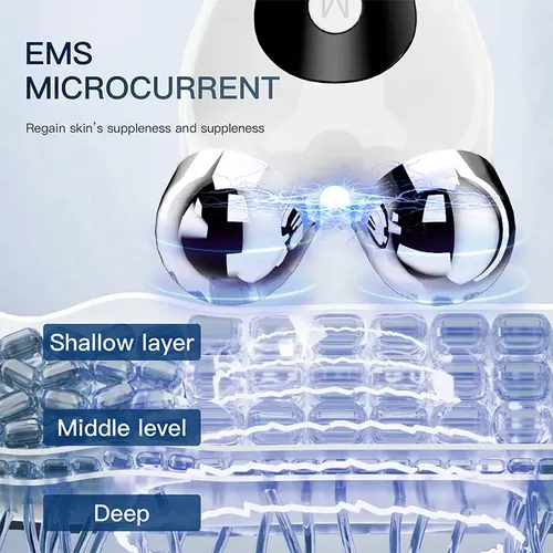 Rodillo Elevador Eléctrico Portátil Ems Massager V-face