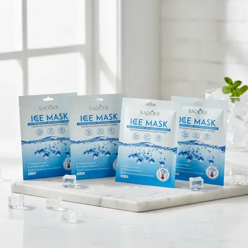 Set X4 Mascarilla Facial Sadoer Ice Mask Hidratante