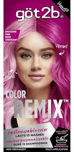 Tinte De Pelo Semipermanente Got2b Color Remix, Shocking Pin