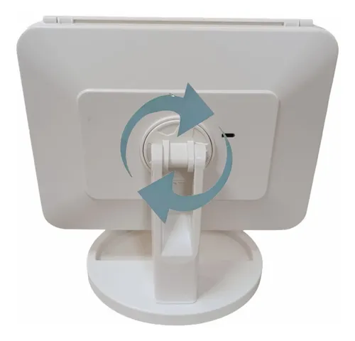 Espejo Maquillaje Plegable Luz Led Tactil Recargable Usb