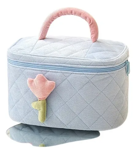 #*~ Bolsa De Cosméticos De Flores De Tulipán For Mujer De S*