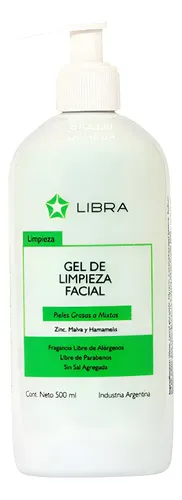 Gel De Limpieza Facial Piel Grasa O Mixta 500ml Libra Local