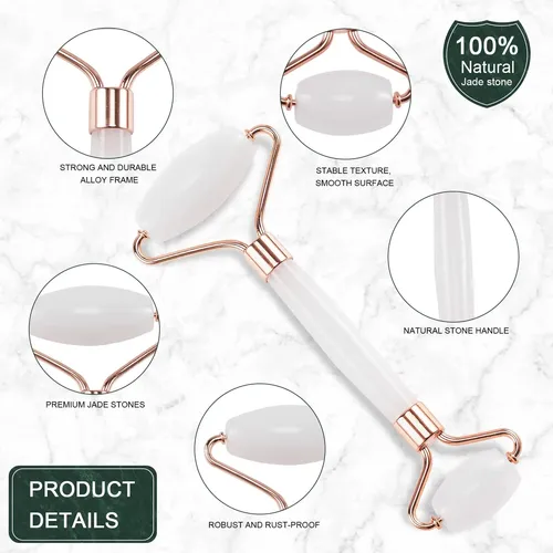 Rodillo Masajeador Facial Xyzbstar Jade Roller Para Rostro B