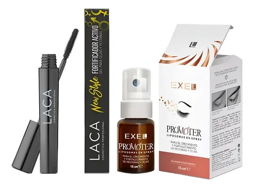 Exel Promoter Spray + Laca Fortificador Cejas Y Pestañas
