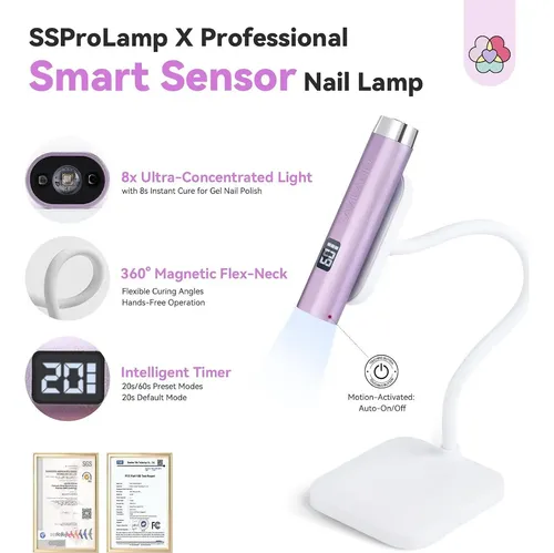 Lámpara Uv/led Para Uñas Saviland Sspro X U V Light