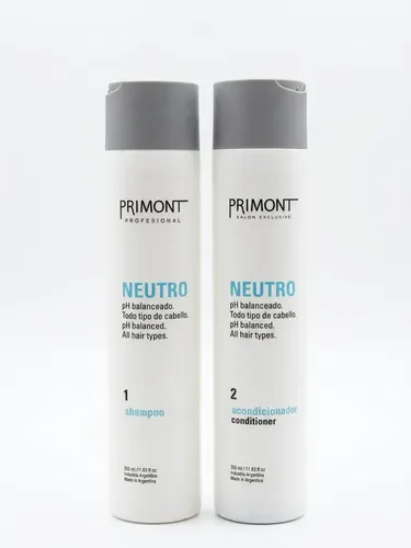 Kit Primont Neutro Shampoo + Acondicionador Pelo Chico 350ml