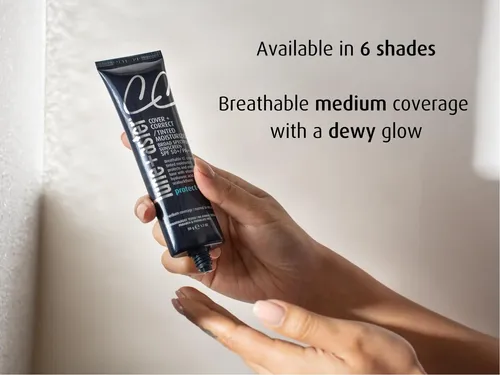Cc Cream Lune+aster Broad Spectrum Spf 50/pa+++ Medium