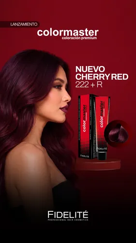 Pack X4 Tinturas Colormaster Fidelité Cherry Red 2.22 +r