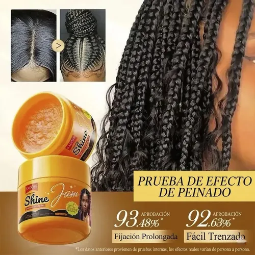 Gel Trenzas Africanas Transparente Fijación Peinados 113g