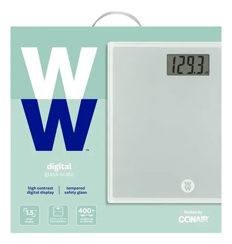 Báscula De Baño Digital Conair Weight Watchers Glass