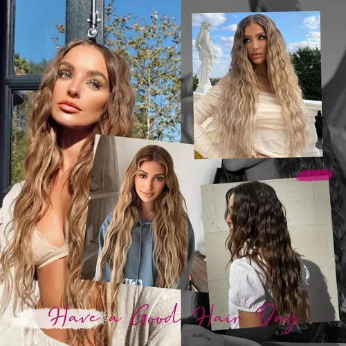 Extensiones Cabello Clip Set 5 Ondas Largas Chocolate 61cm