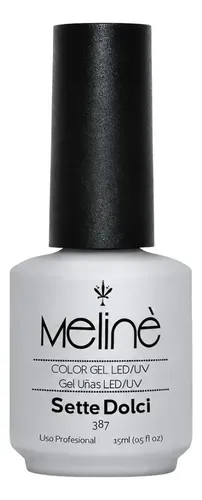 Meline Esmalte Semipermanente Gel Led/uv 387 Sette Dolci