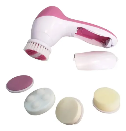 Masajeador Facial Beauty 5 en 1 Inalámbrico Exfoliante y Limpiador