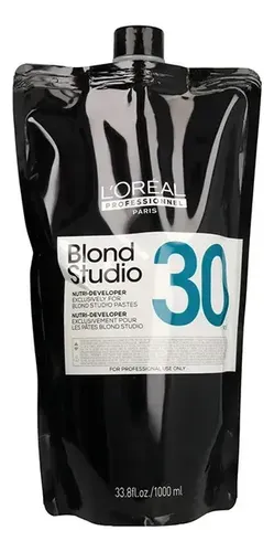 L’Oréal Professionnel Blond Studio Platinium Nutri-revelador en sachet 30 vol X1000ml