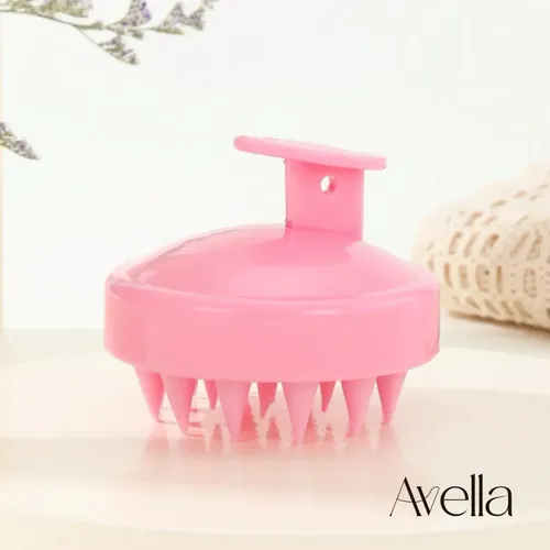 Masseador De Silicone Para Couro Cabeludo Esfoliante