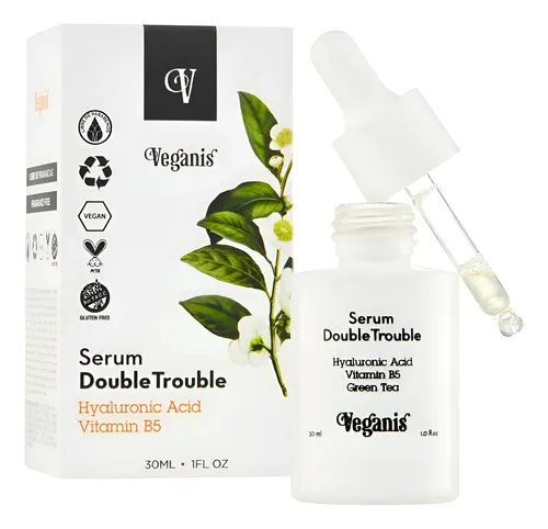 Veganis Serum Double Trouble Acido Hialuronico Vit B5 30ml