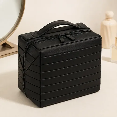 Neceser Organizador Maquillaje Viaje Bolsillos Plegable