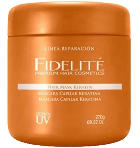 Baño De Crema Mascara Keratina Fidelite Reparacion 270gr X6