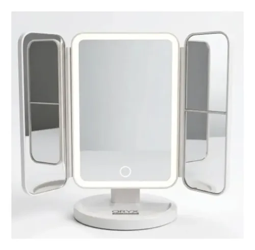 Espejo De Maquillaje Con Aumento 1x/2x/3x Luz Led 3 Modos