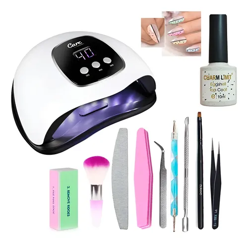 Cabina Uv Led U Horno De Secado Para Esmaltes Semipermanentes Uñas En Gel O Esculpidas 54w De Potencia Real Sunx Nueva