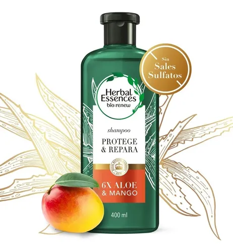 Shampoo Herbal Essences Aloe Y Mango 400 Ml