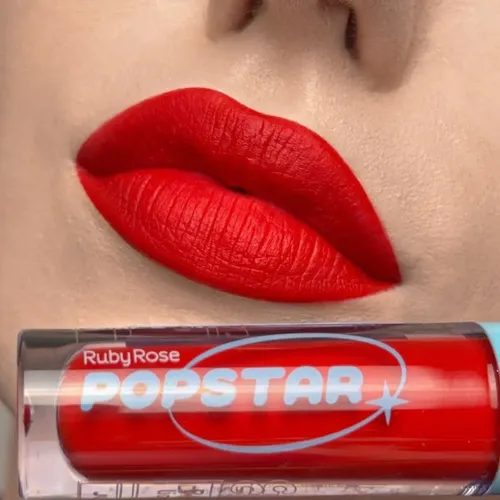 Labial Líquido Mate Pop Star Ruby Rose de Larga Duración