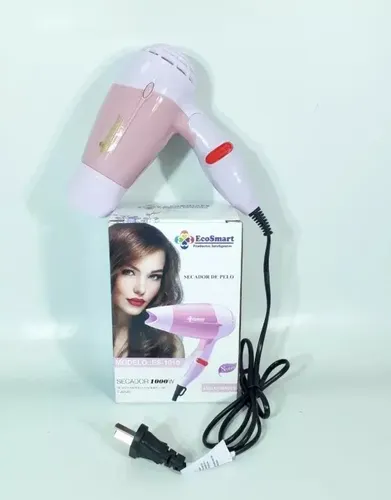 Secador De Cabello Plegable Viaje Velocidades Mujer Rosa Y Celeste