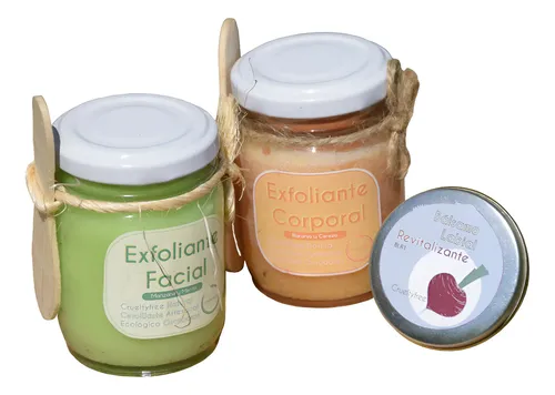 Combo Exfoliante Facial+exfoliante Corporal+bálsamo Labial
