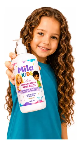 Crema Para Peinar Rizos Kids Desenreda, Define Y Suaviza