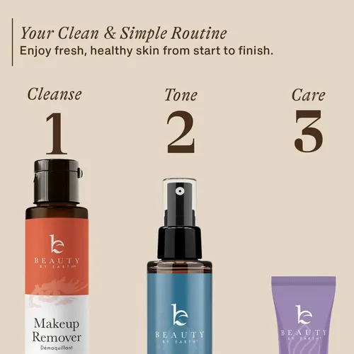 Desmaquillante Beauty By Earth, Natural Y Orgánico, 5 Onzas