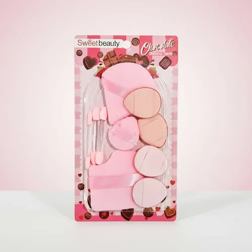 Set De Mini Esponjitas Y Aplicadores De Maquillaje Make Up