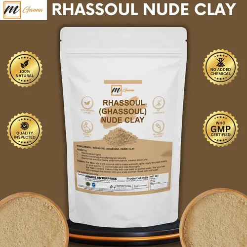 Ghassoul Arcilla Marrón 0.5 Lb Para Cabello Y Piel