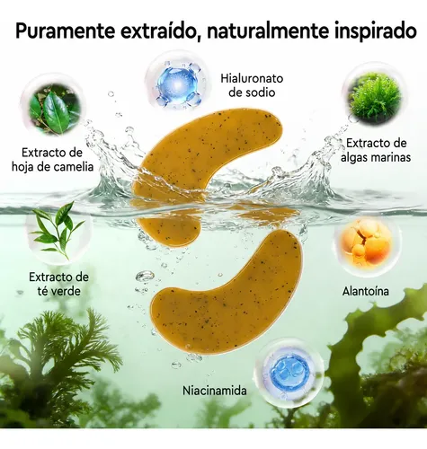 Parches Para Ojos Té Verde Anti Ojeras 30 Pares