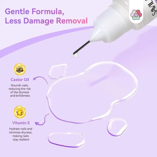 Removedor De Pegamento Para Uñas Preciso Saviland 20 Ml