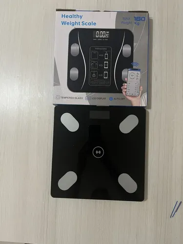 Balanza Digital De Baño Hasta 180 Kg Precisa Pantalla Lcd