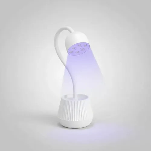Lámpara Inalámbrica Uv Led 18w Dehuka Flor Blanco Manicura Profesional