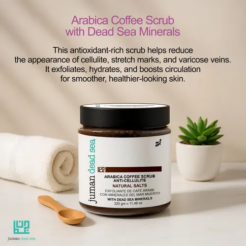 Exfoliante Corporal Juman 325g Café Y Minerales Del Mar Mue