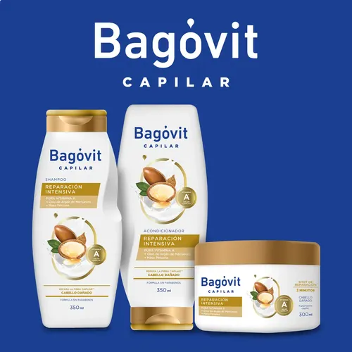 Bagovit Mascara Reparacion Intensiva Cabello Dañado 300 Ml
