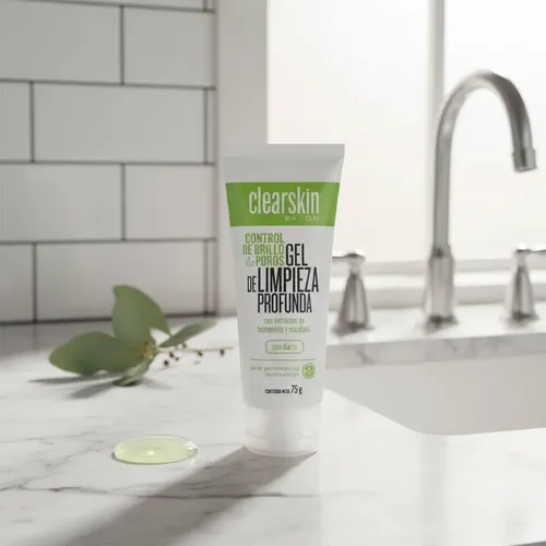 Gel De Limpieza Facial Puntos Negros Poros Avon Clearskin