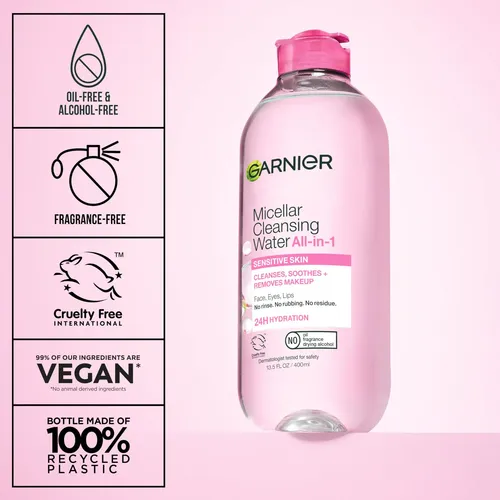 Agua Micelar Garnier Para Piel Sensible 400 Ml