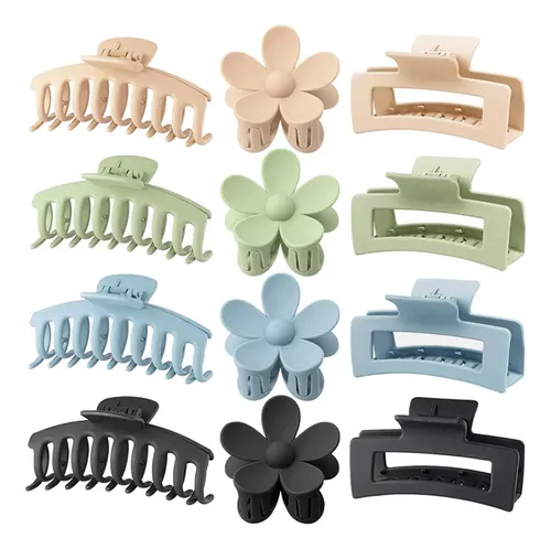 Broches Para Pelo Surtidos X12 Mujer