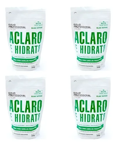 Polvo Decolorante Issue Blanc Nature X 700 Gr X 4 Unidades