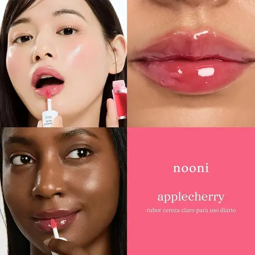 Aceite Labial Coreano Nooni – Manzana Cereza | Tinte Labial