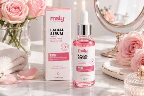 Serum Facial Niacinamida Piel Luminosa 30ml Mely Uso Diario