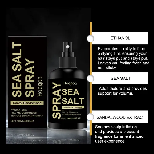 Peinado Con Agua Voluminizadora Con Sal Marina, Textura Que